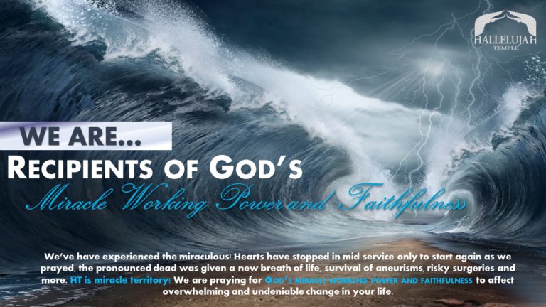 Recipients of God's....